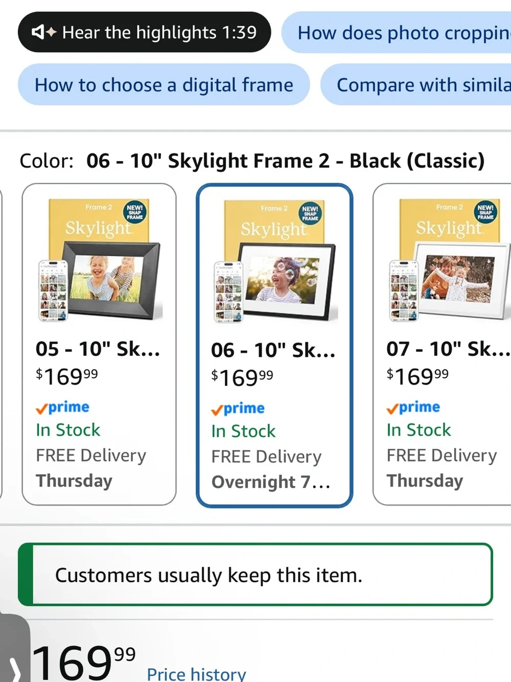 Skylight 10-inch Digital Picture Frame